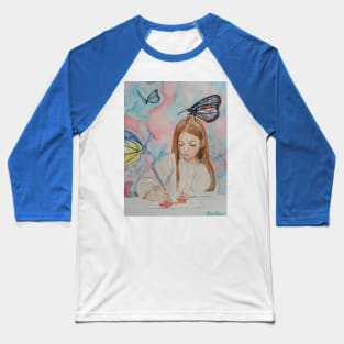 fantasia flores y mariposas Baseball T-Shirt